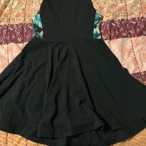 Cut off sleeveless dress